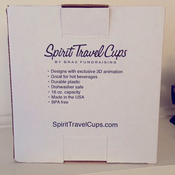 U of T Longhorns Spirit Travel Cups with Holograms, BPA-free . Set of two. - Picture 3 of 3